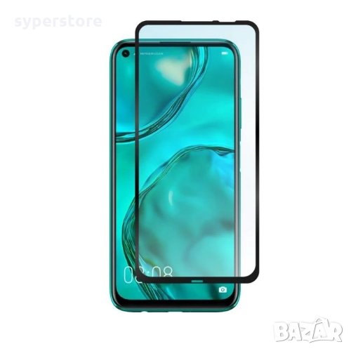 Стъклен протектор за Huawei P40 Lite 9D FullFace FullGlue Black лепило по цялата повърност, снимка 1