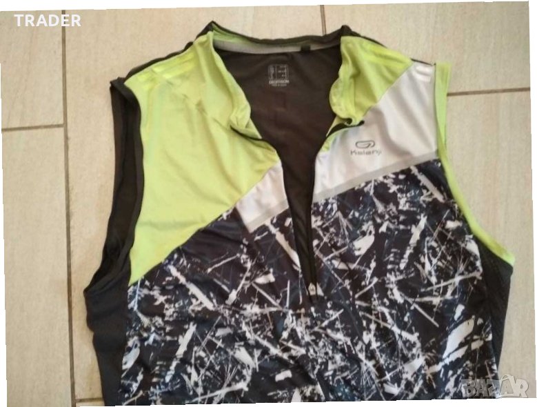 Джърси тениска  за бягане колоездене елек KALENJI DECATHLON, снимка 1