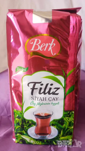 Турски насипен черен чай Filiz 500 гр. пакет, снимка 1