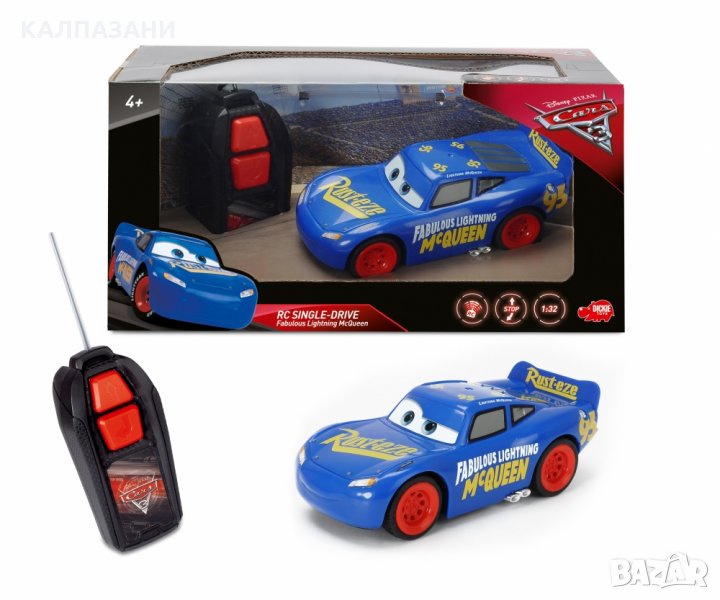 Детска играчка Dickie Toys Cars, Маккуин Светкавицата, дистанционно управление, 203081002, снимка 1