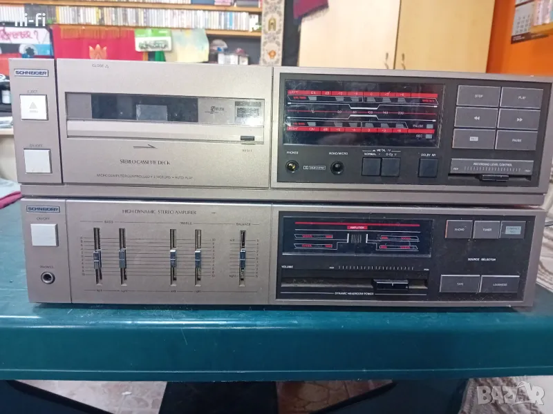 Дек и усилвател schneider, снимка 1