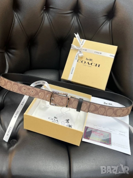 колани със сертификат и торбичка hermes coach , снимка 1