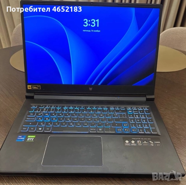 Acer predator Helios 300 HP(317-55), снимка 1