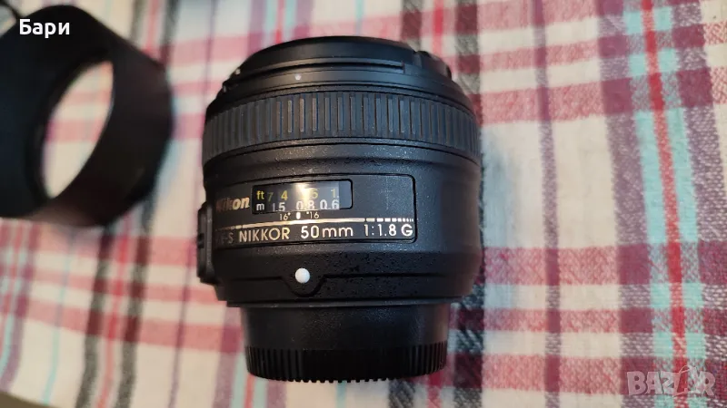 Обектив Nikkor AF-S 50mm f/1.8G, снимка 1