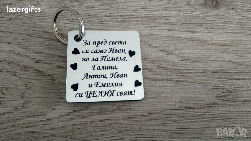 Ключодържатели с текст по ваш избор , снимка 1