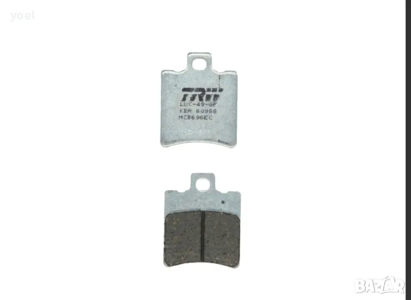TRW МСB696ЕC Комплект дискови накладки Piaggio , снимка 1