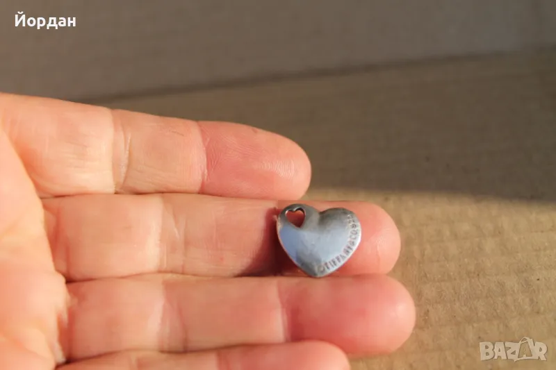 Сребърно сърце ''Tiffany & CO'', снимка 1