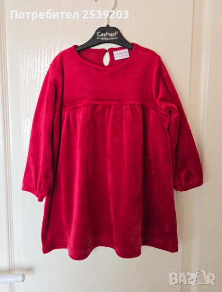 Детска Коледна рокля 18-24 месеца , снимка 1