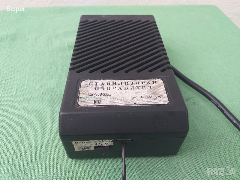 Стабилизиран изправител 4.5/6/9/12V  1A, снимка 1