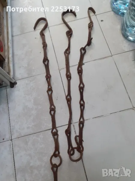 Две ковани вериги лот, снимка 1