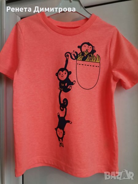 Детска блуза с къс ръкав 110-116см, снимка 1
