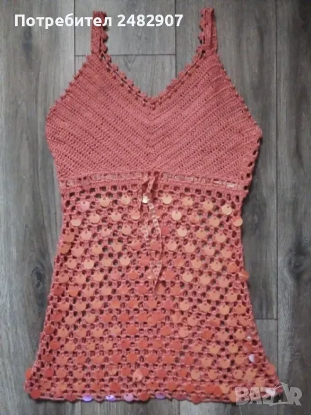 Ефектна плажна рокля, снимка 1