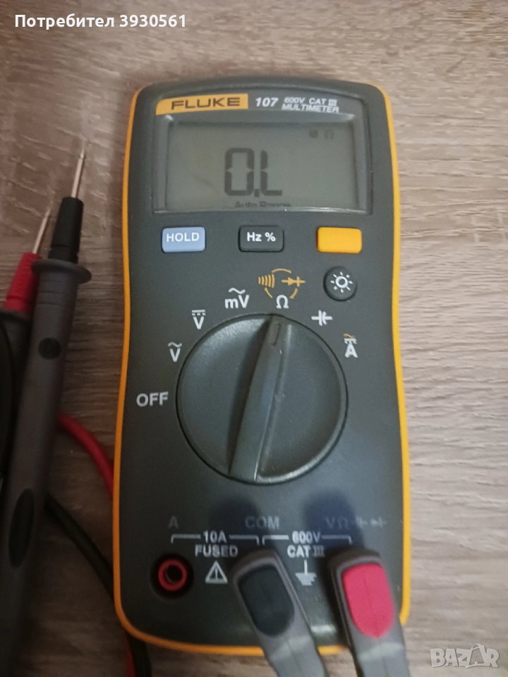 Mултицет fluke 107, снимка 1