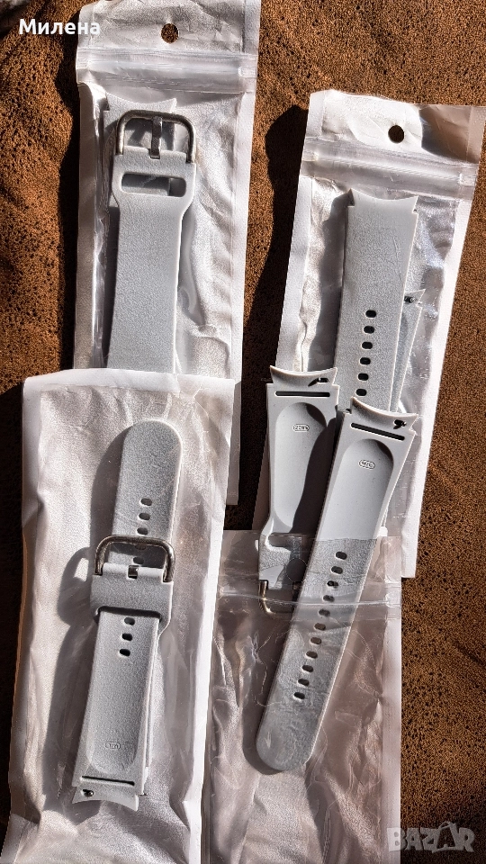Силиконови каишки за Samsung Galaxy watch 4, снимка 1