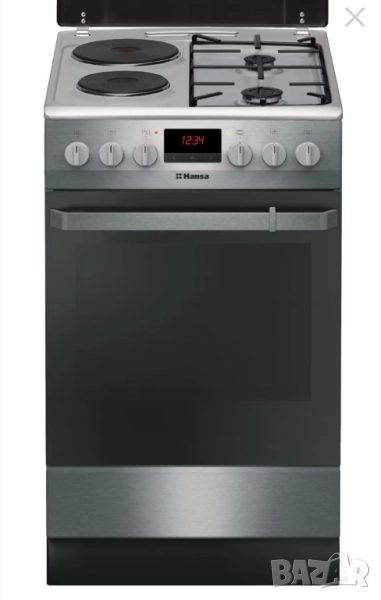 Готварска печка на ток и газ Hansa, снимка 1