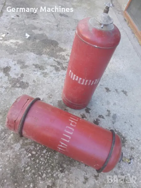 Газова БУТИЛКА Пършинг Руска 44литра (41кг). Бутилките са здрави без ударено, без ръжда. Заредил съм, снимка 1