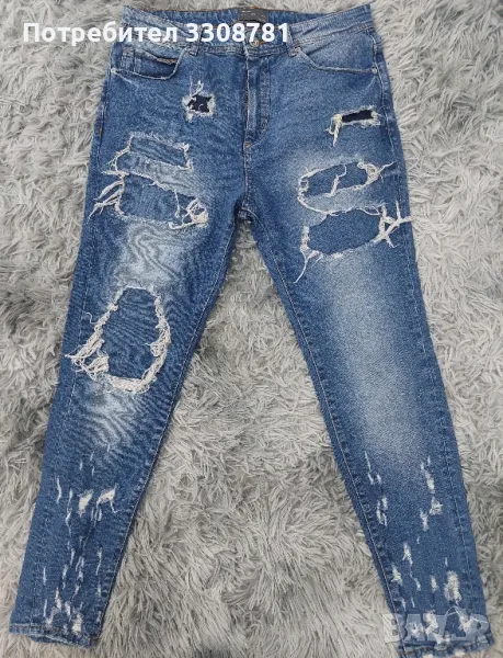 мъжки дънки Zara Man, снимка 1