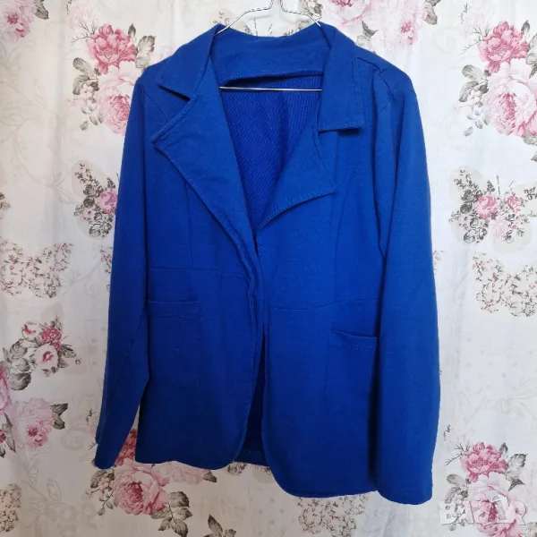 Комплект горница и долница М/Л
Тъмно синьо 
Плътна памучна материя
Подходящо за пролет/есен
, снимка 1