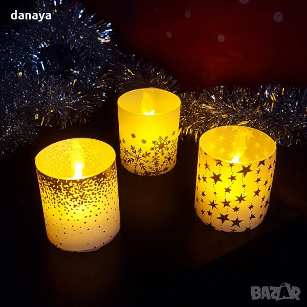 1842 Мини електронна Led свещ с мека светлина, снимка 1