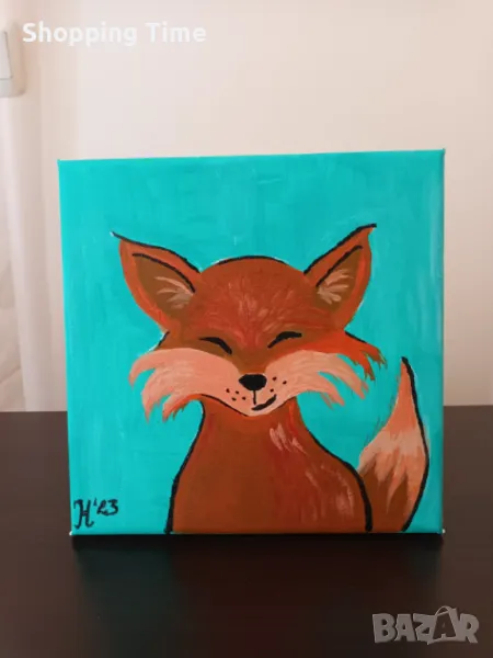 НОВА картина, рисувана с акрил, 20×20см, Спиди/лично предаване  , снимка 1