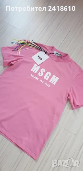 MSGM Milano  Oversize Cotton Womens Size XS НОВО! ОРИГИНАЛ! Дамска Tениска!, снимка 1