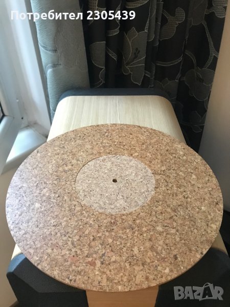 Коркова подложка за грамофон (platter mat), снимка 1