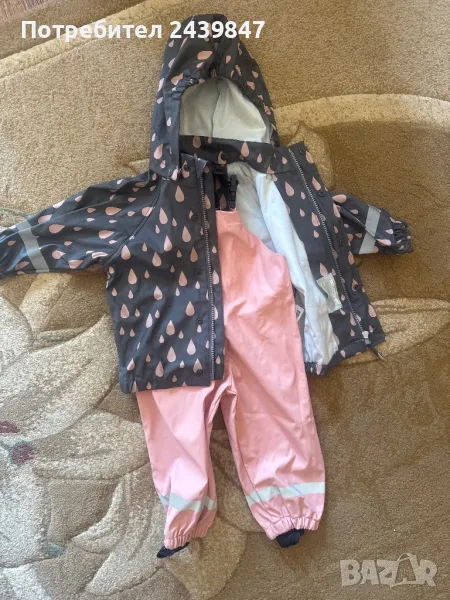 Гумиран екип за момиче, снимка 1
