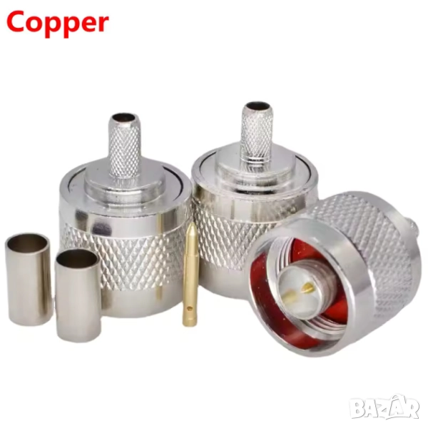 Конектор за крипмване N Male, снимка 1