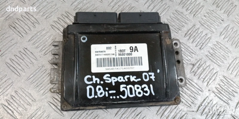 Компютър Chevrolet Spark 0.8i 2007г. 96801800 5WY5407A , снимка 1