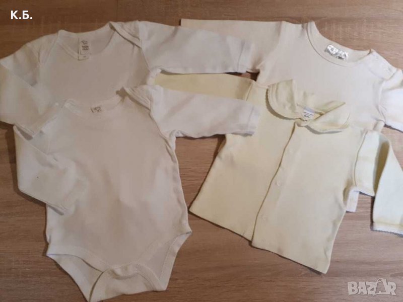 Бели боденца и блузки р-р 68, снимка 1