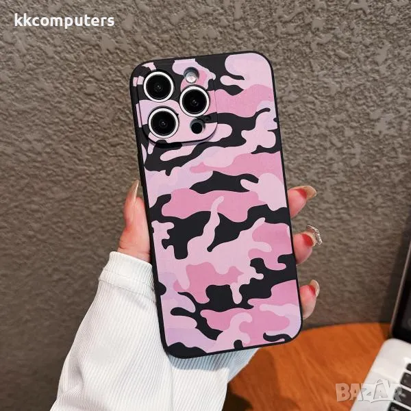 Калъф силикон Art Black Камуфлаж за iPhone 14 Pro 6.1 / Черен / Баркод : 3130552, снимка 1