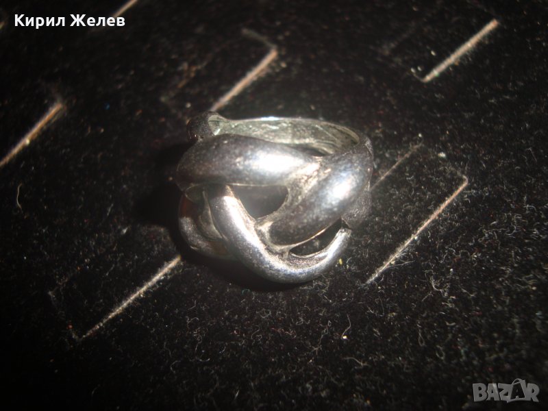 ВИНТИДЖ ФЕШЪН АРТ ПОСРЕБРЕН ПРЪСТЕН ДИЗАЙНЕРСКИ 14518, снимка 1