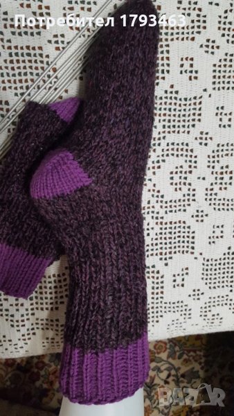 Ръчно плетени дамски чорапи размер 36, снимка 1