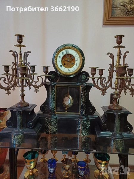 Каминен часовник, снимка 1