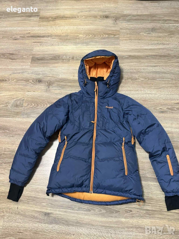 Висок клас зимна пухенка  Bergans of Norway SAUDA 750fill Down Jacket , S  размер - гъши пух, снимка 1