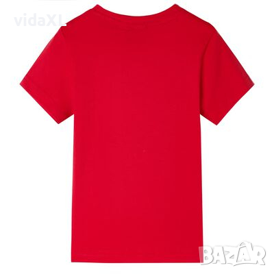 Детска тениска, червена, 128（SKU:12257, снимка 1