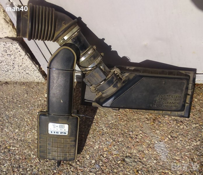 Капак на въздушен филтър за Форд Мондео 1.8i MK1 с датчик за температурата на въздуха и дебитомер , снимка 1