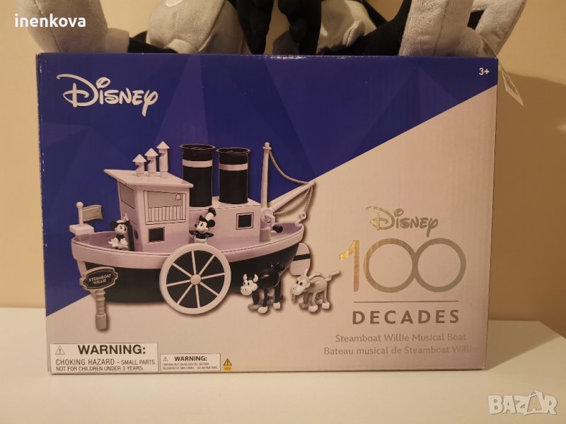 Мики Маус 1928 - Параходът (Параходчето) Уили Музикална играчка Steamboat Willie, снимка 1