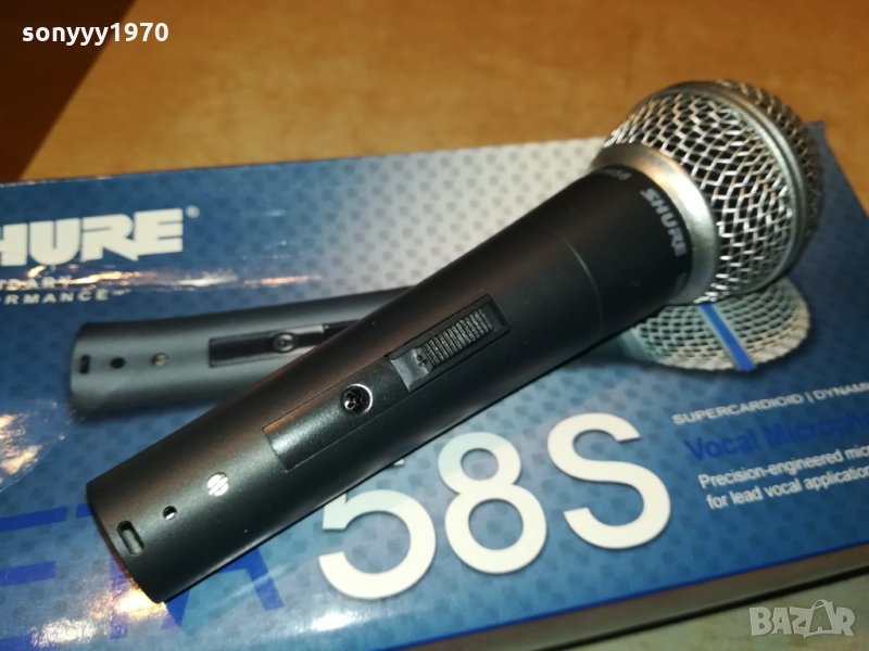 shure sm58 microphone 1101221302, снимка 1