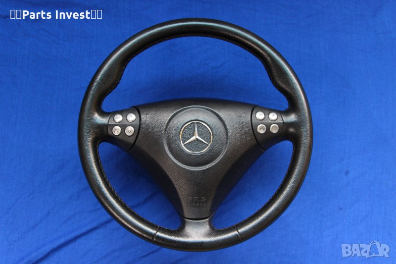 Koжен волан Mercedes SLK R171 (2004-2011г.) / R 171 / Airbag / мултифункционален, снимка 1