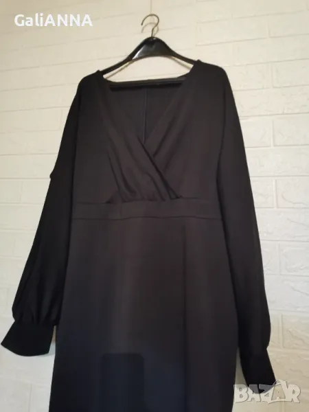 СТРАХОТНА ЕЛЕГАНТНА РОКЛЯ 2XL-3XL, снимка 1