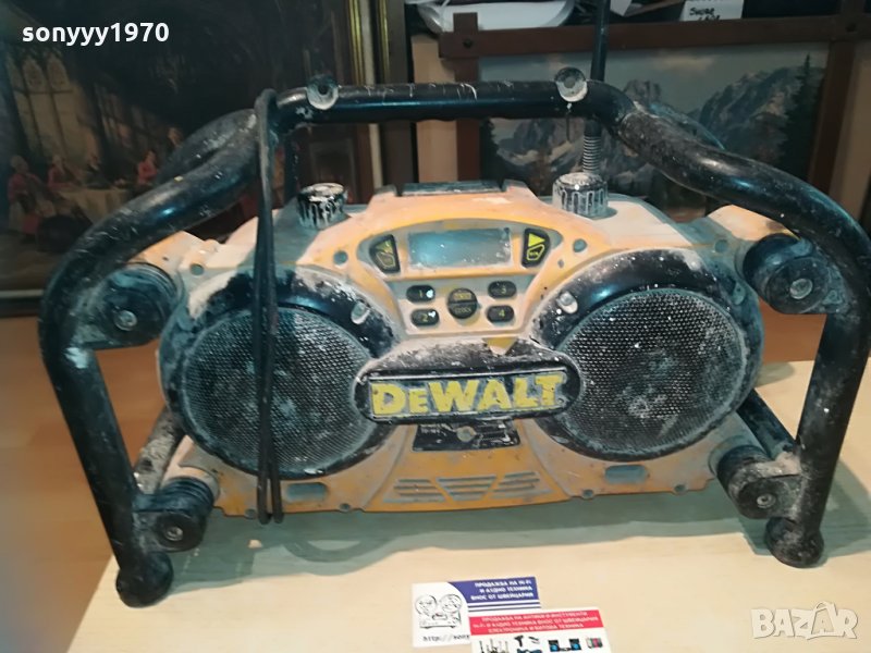 dewalt-строително радио-внос англия, снимка 1