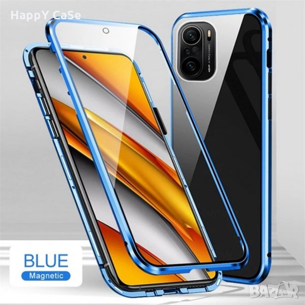 Двоен 360 градуса магнитен кейс калъф за Xiaomi Poco X3 / Pro / M3 Pro / M3, снимка 1