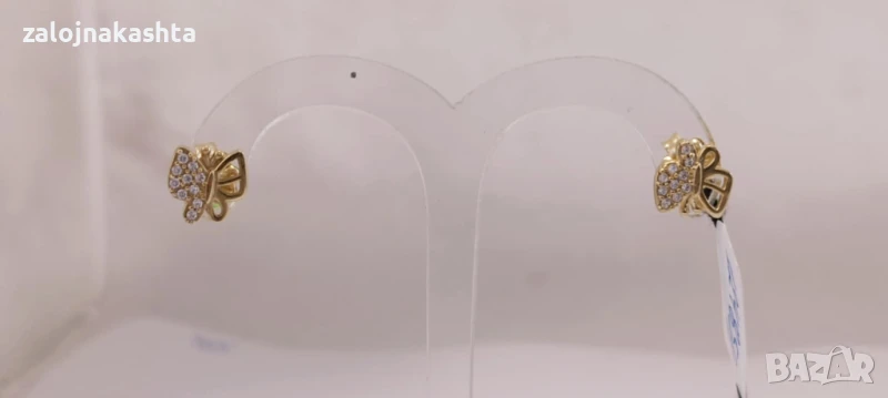 Нови Златни обеци-1,72гр/14кр, снимка 1