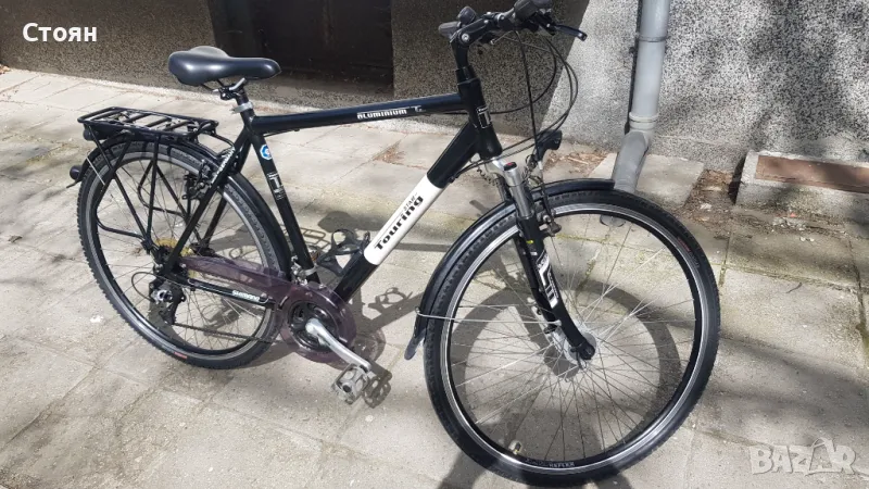 Немски алуминиев трекинг велосипед 28, снимка 1