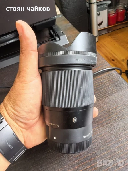 Обектив Sigma 16 f1.4 за Sony кроп, снимка 1