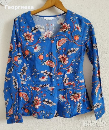 Памучна риза в синьо, снимка 1