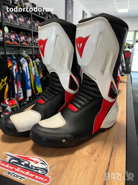 Дамски Мото ботуши DAINESE ST GIRO номер 37,става и протектори, снимка 1