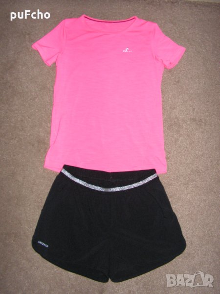 Екип за художествена гимнастика 11 г. с тениска, снимка 1