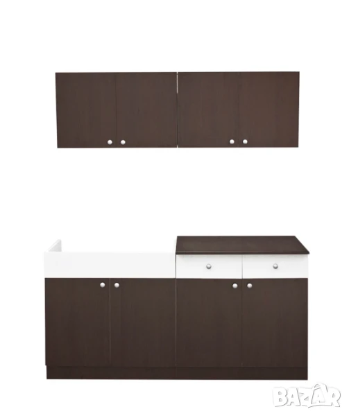 Комплект кухненски мебели Kring Karina, Wenge, 160 cм, снимка 1